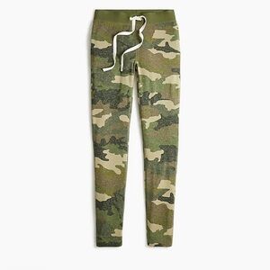 J. Crew Petite Camo Jogger Pant Signature Yarn Sz PS